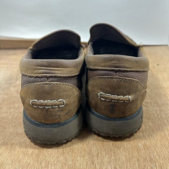 LL Bean Slippers Men Size 11 Brown Shearling Lined main image 4